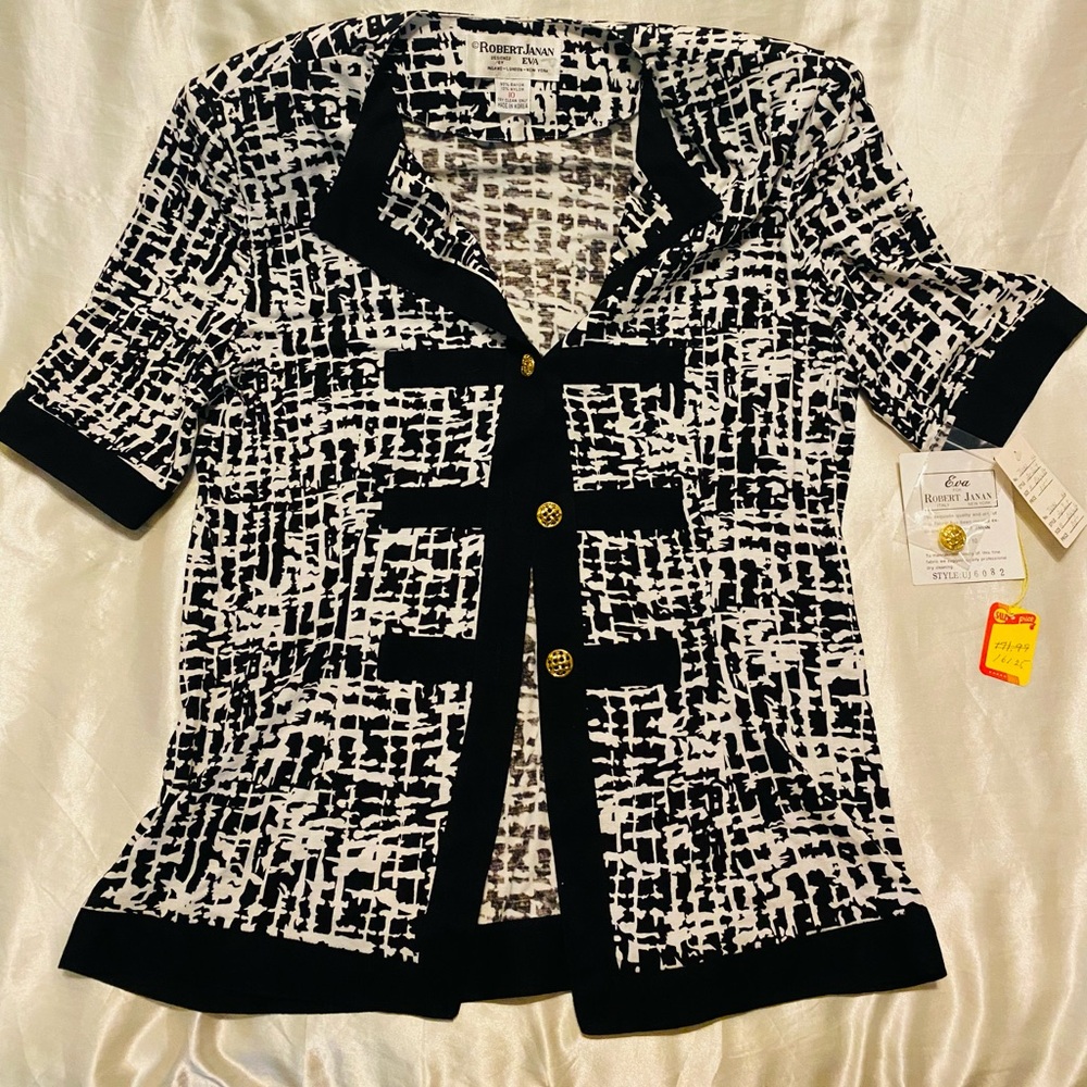 NWT Robert Janan Blouse